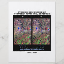 Stereoscopic Image Pair Nrthn Patagonia Argentina Personalized Flyer
