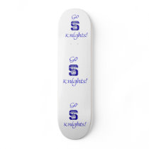 Sterling High Go Knights Logo II Skateboard