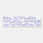 Sterling High Silver Knights Bumper Sticker