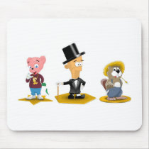 Sterling Man, Richy Bear, Busted Beaver Mousepads