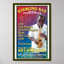 SterlingSax Music Productions Poster