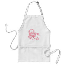 Sternzeichen Skorpion zodiac sign Scorpio Schürze