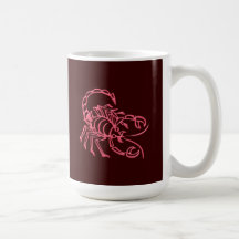 Sternzeichen Skorpion zodiac sign Scorpio Teetasse