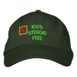 Steroid Free Embroidered Hat