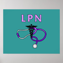 Stéthoscope de LPN Affiches
