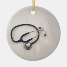 Stethoscope Medical & Emergency  EMT's Christmas Tree Ornaments