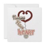 Stethoscope Nurses Have Heart T-shirts and GIfts invitations