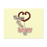 Stethoscope Nurses Have Heart T-shirts and GIfts postcards