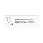Stethoscope Tshirts and Gifts Custom Return Address Labels