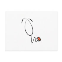 Stethoscope Tshirts and Gifts Post Card