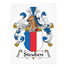Steuben Family Crest Custom Invitation
