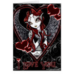 Stevie Angel Heart Valentine Card