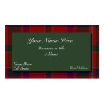 Stewart Scottish Tartan Plaid Business Card
