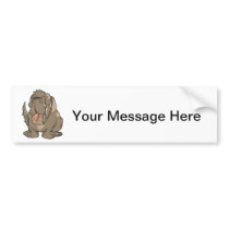 Stewart the Saint Bernard Bumper Sticker