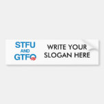 STFU AND GTFO BUMPER STICKERS