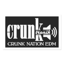 STICER- CRUNK NATION EDM STICKER