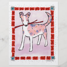 stick dog personalized flyer