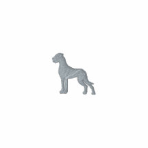 Stick Dogge flieder hell Poloshirt