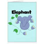 Stick Elephant T-shirts and Gifts Greeting Card