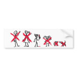Stick Family - Bad Boy Bumper Sticker bumper stickers