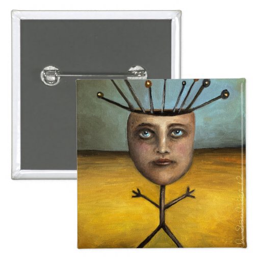 Stick Figure 1 Pinback Buttons