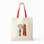 Stick Figure  Artist Tote Bags
