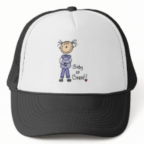 Stick Figure Baby on Board Trucker Hat