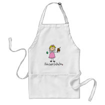Stick Figure Baby Under Construction Apron