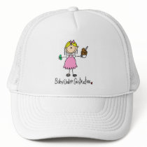 Stick Figure Baby Under Construction Trucker Hats