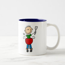 Stick Figure Barbequeing T-shirts and gifts Coffee Mugs