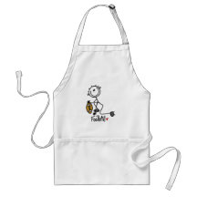 Stick Figure Basic Football T-shirts and Gifts Aprons