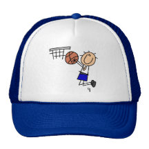 Stick Figure Basketball Sink T-shirs and Gifts Trucker Hat
