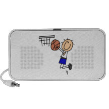 Stick Figure Basketball Sink T-shirs and Gifts Portable Speaker