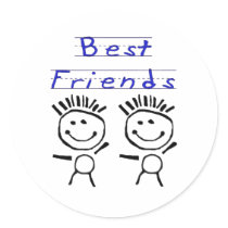 Stick Figure Best Friends