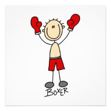 Stick Figure Boxer T-shirts and Gifts Announcements
