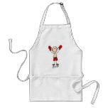 Stick Figure Boxing T-shirts and Gifts Apron