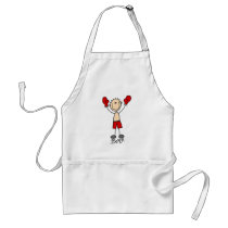 Stick Figure Boxing T-shirts and Gifts Apron