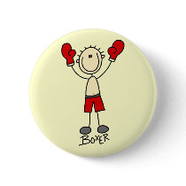 Stick Figure Boxing T-shirts and Gifts Pins