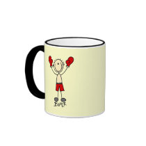 Stick Figure Boxing T-shirts and Gifts Mugs
