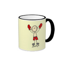 Stick Figure Boxing T-shirts and Gifts Mugs