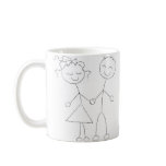 Stick Figure Boy and Girl Coffee Mug