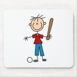 Stick Figure Boy Mousepad