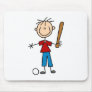 Stick Figure Boy Mousepad