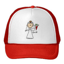 Stick Figure Bride T shirts and Gifts Hats