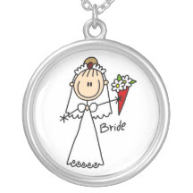 Stick Figure Bride T shirts and Gifts Jewelry