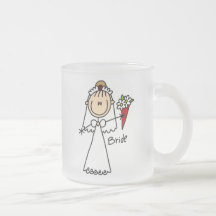 Stick Figure Bride T shirts and Gifts Mug