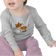 Stick Figure Cat T-shirts and Gifts