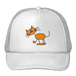 Stick Figure Cat T-shirts and Gifts Hats