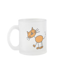 Stick Figure Cat T-shirts and Gifts Coffee Mug