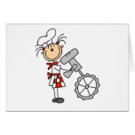 Stick  Figure Chef Using MIxer Cards